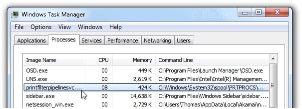 How To Identify High CPU Usage By Print Filter Pipeline Host