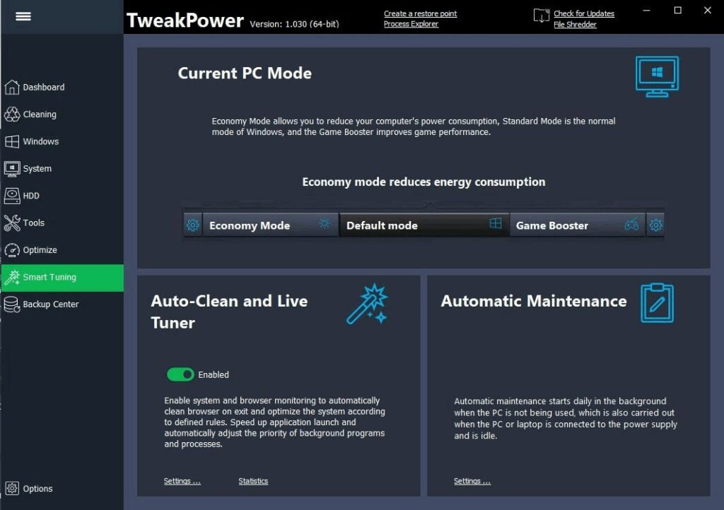 What is tweak power?